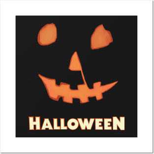 Halloween Jack-o'-Lantern Posters and Art